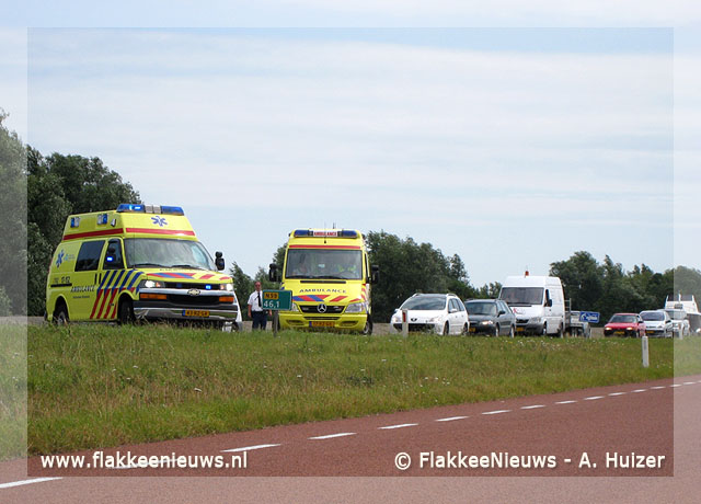 Verkeershinder op N59 door ongeval - FlakkeeNieuws Goeree-Overflakkee