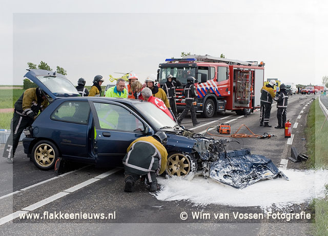 Foto behorende bij Ongeval met beknelling nabij Goedereede