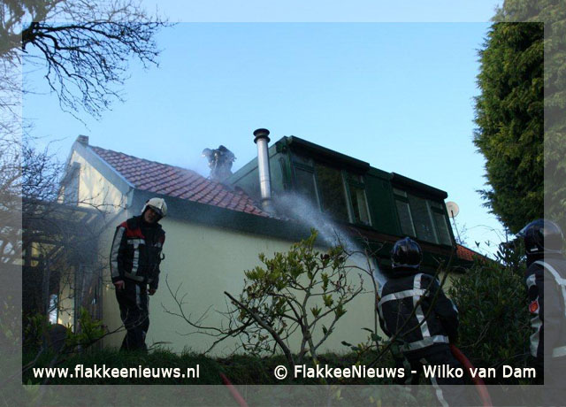 Foto behorende bij Schoorsteenbrand in Ooltgensplaat