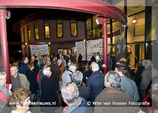 Foto behorende bij Protestactie tegen kassen op Oostflakkee