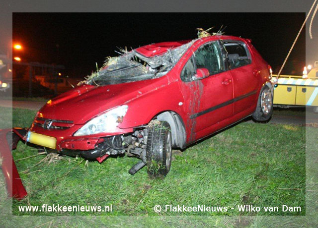Foto behorende bij Eenzijdig ongeval bij Oude-Tonge