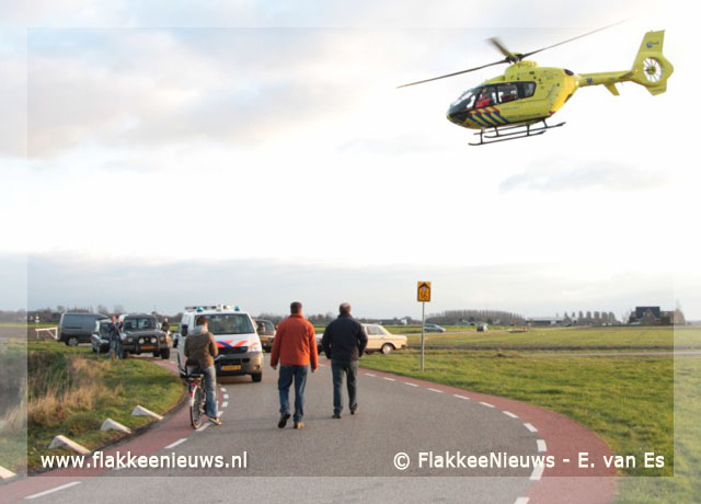Foto behorende bij Verlaten plaats ongeval zet vele hulpverleners op de been