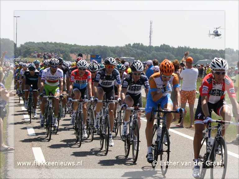 Foto behorende bij Tour de France over Goeree-Overflakkee