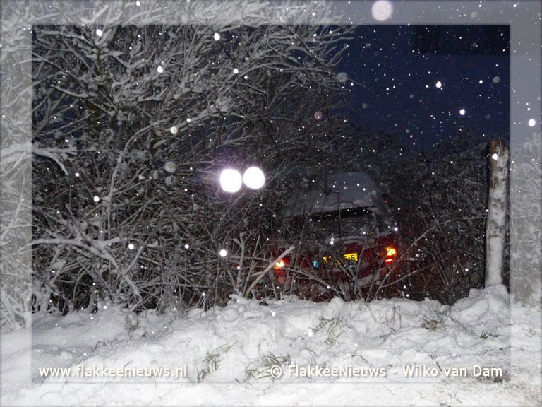 Foto behorende bij Sneeuwval zorgt voor gevaarlijke situaties