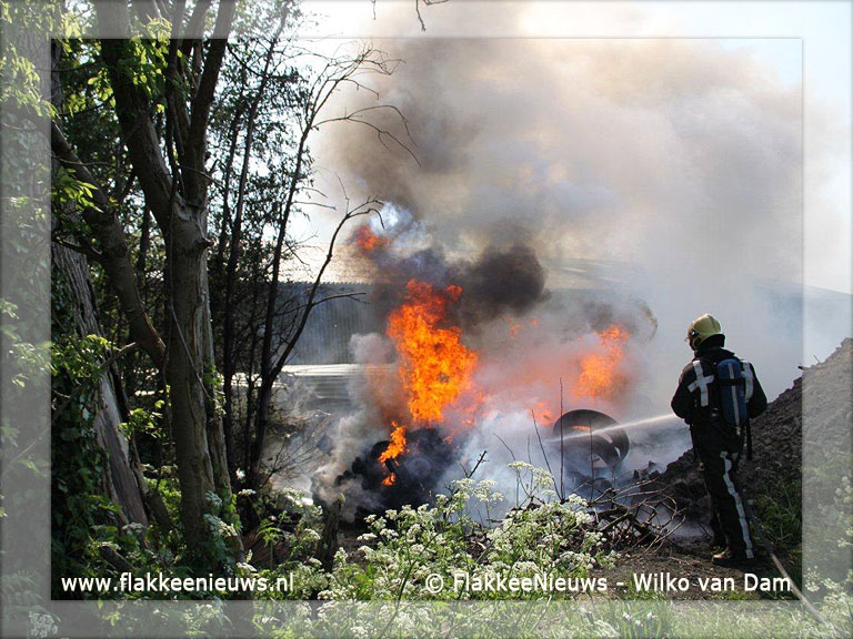 Foto behorende bij Brand bij boerderij in Melissant