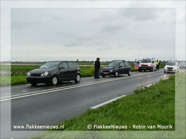 Foto behorende bij Ongeval N215 met drie personenwagens