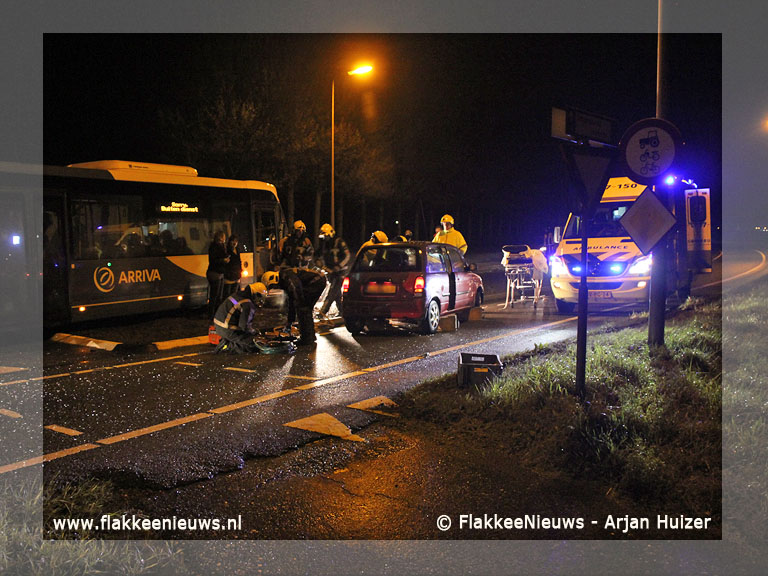 Foto behorende bij Ongeval met beknelling nabij Dirksland