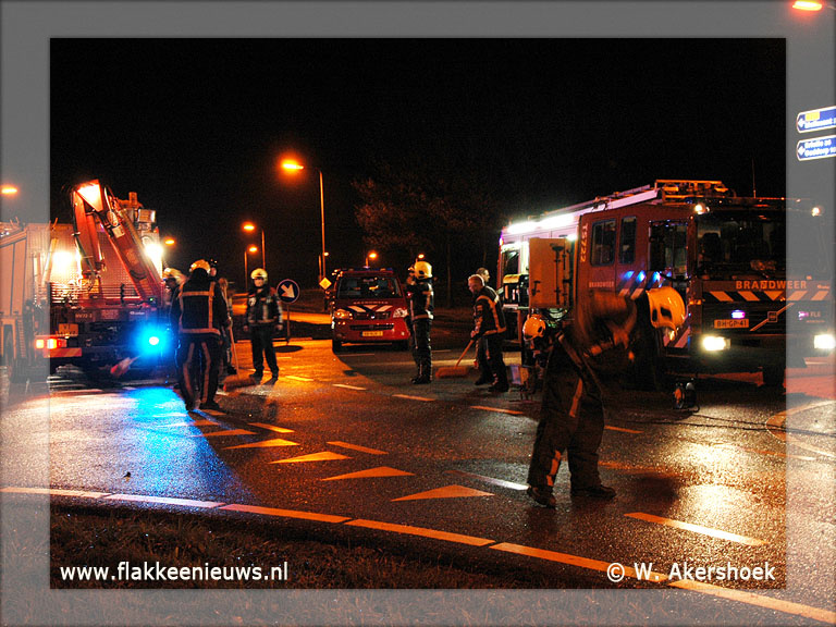 Foto behorende bij Ongeval met beknelling nabij Dirksland