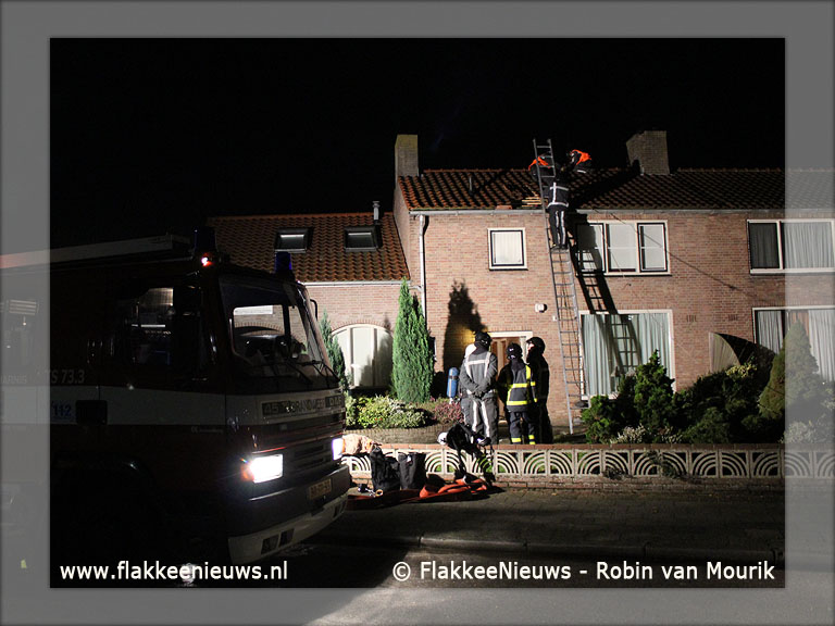 Foto behorende bij Schade bij schoorsteenbrand Nieuwe-Tonge