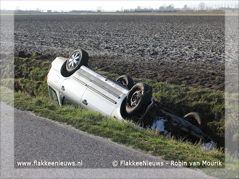 Foto behorende bij Gewonden bij ongeval in polder Herkingen