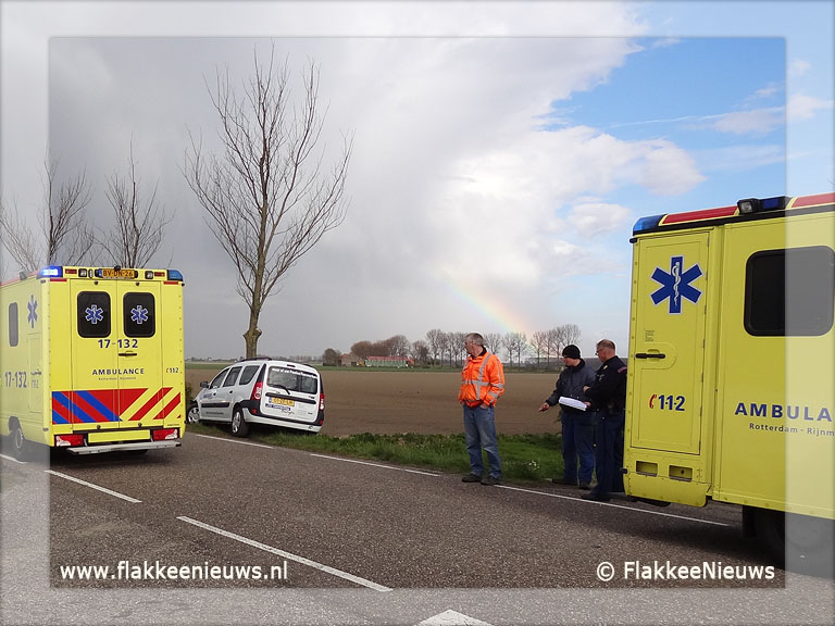 Foto behorende bij Meerdere gewonden bij ongeval Herkingen
