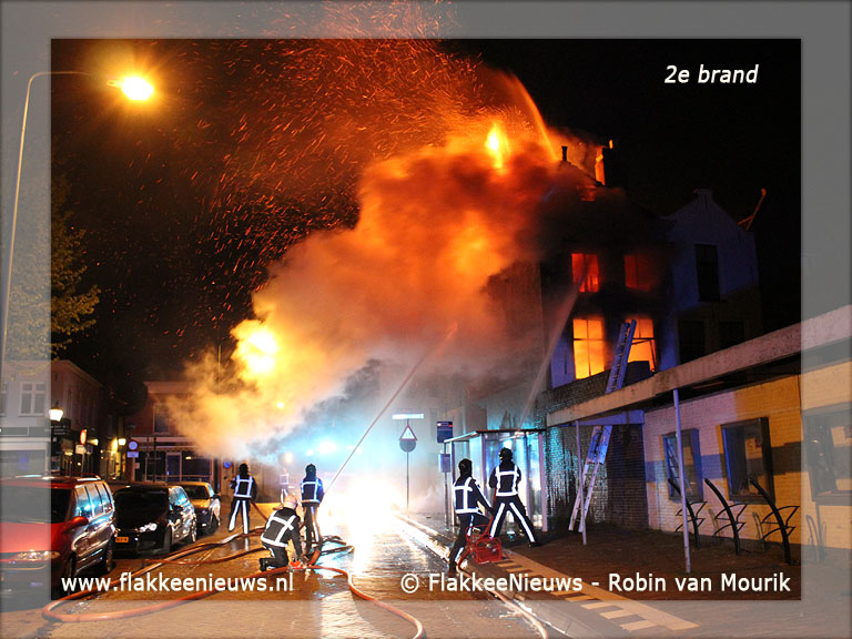 Foto behorende bij Tweemaal uitslaande brand in woonhuis Sommelsdijk