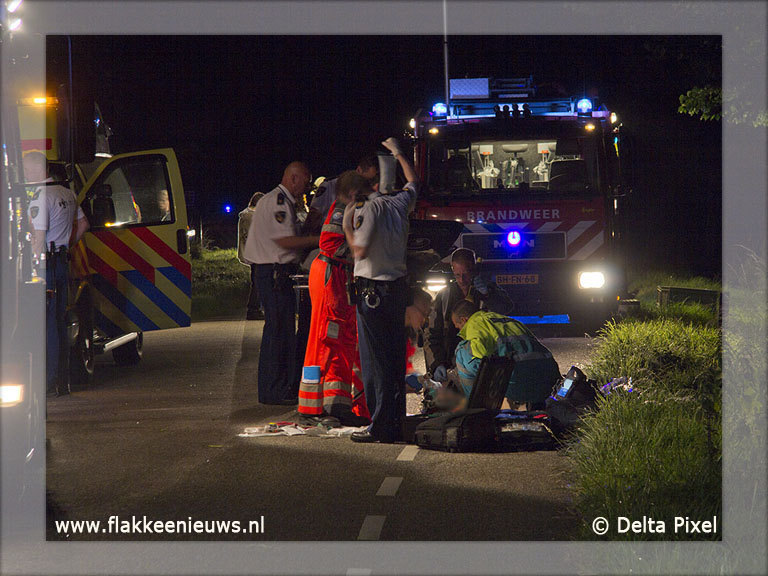 Foto behorende bij Twee doden en een gewonde bij ongeval Dirksland
