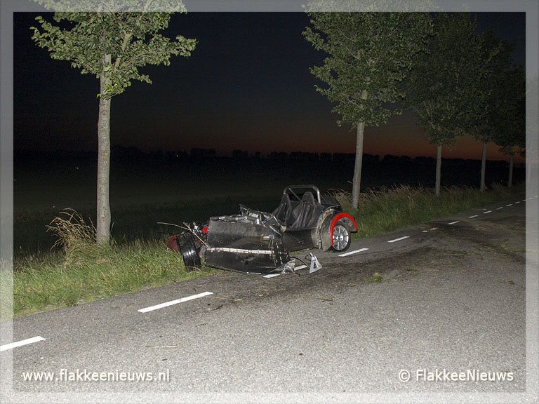Foto behorende bij Eenzijdig ongeval Westdijk Dirksland