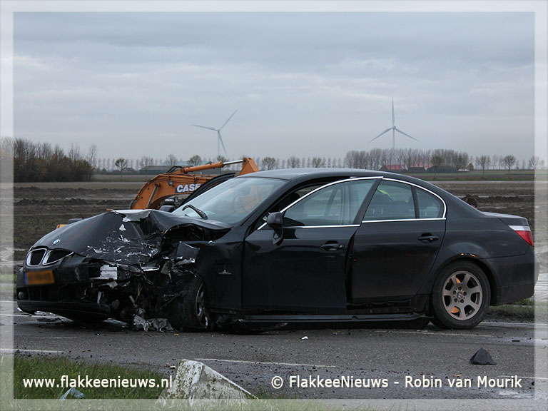 Foto behorende bij Ongeval met twee personenauto