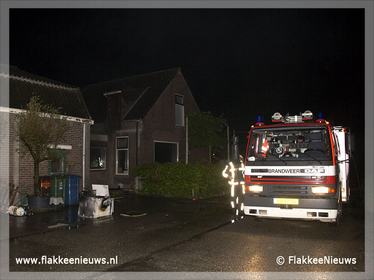 Foto behorende bij Gezin in Nieuwe-Tonge gered door brandmelder