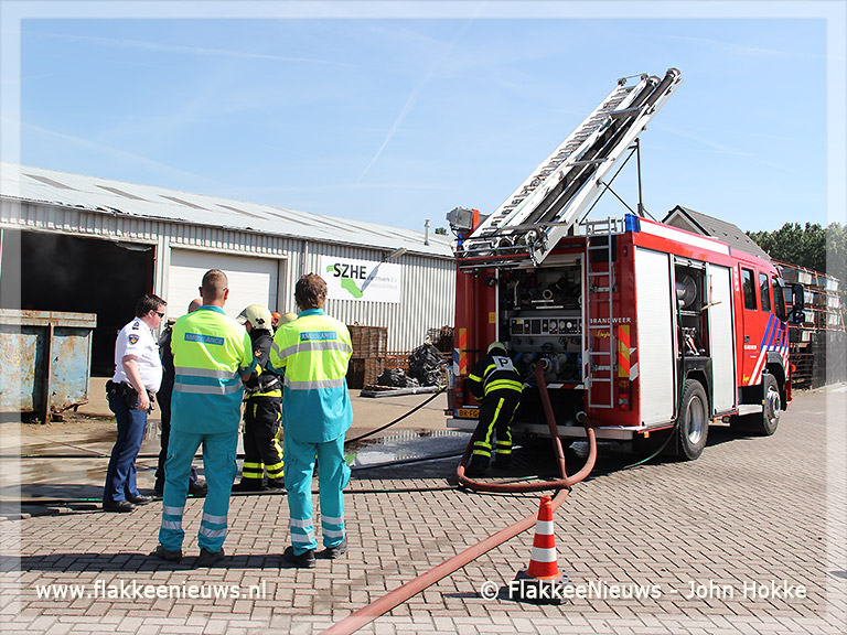 Foto behorende bij Gewestelijke brandweerwedstrijd in Ooltgensplaat 
