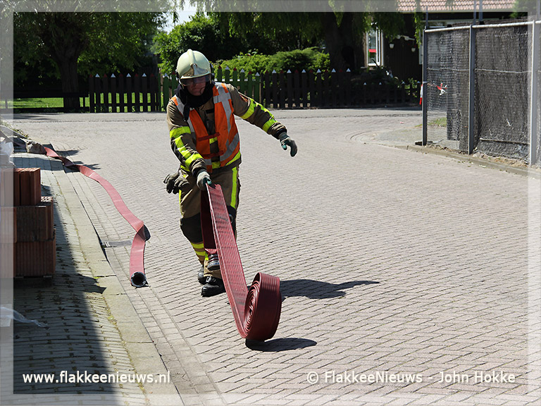 Foto behorende bij Gewestelijke brandweerwedstrijd in Ooltgensplaat 