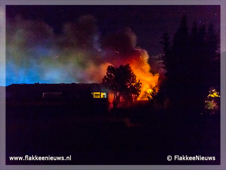 Foto behorende bij Grote brand bij Koningspleisterplaats Goedereede