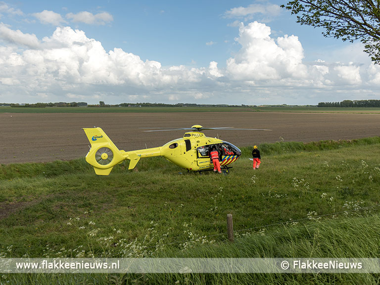 Foto behorende bij Ernstig ongeval op Oudelandsedijk Nieuwe-Tonge