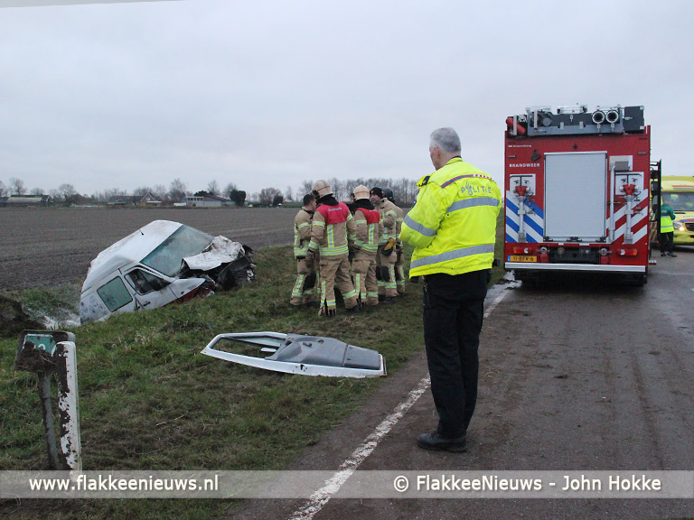 Foto behorende bij Twee gewonden door ongeval nabij de Schaapsweg
