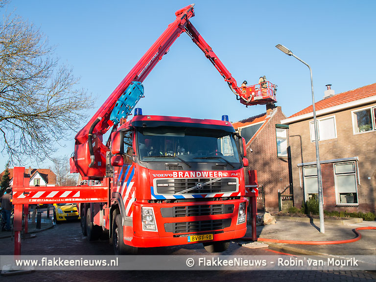 Foto behorende bij Schoorsteenbrand in Sommelsdijk