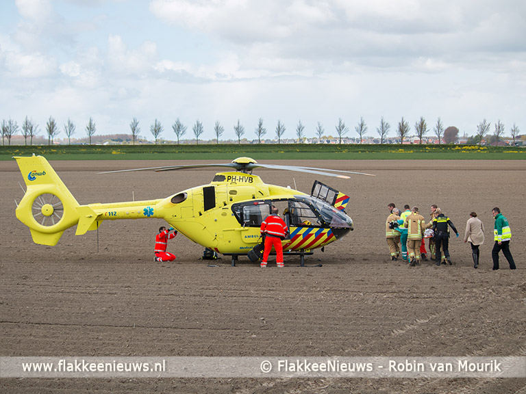 Foto behorende bij Quadrijder ernstig gewond door ongeval nabij Herkingen