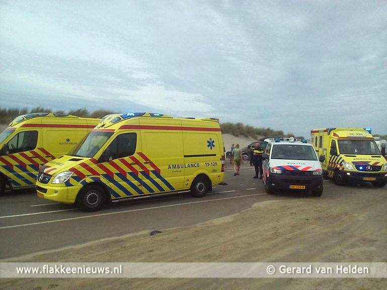 Foto behorende bij Meerdere gewonden bij ongeval Brouwersdam