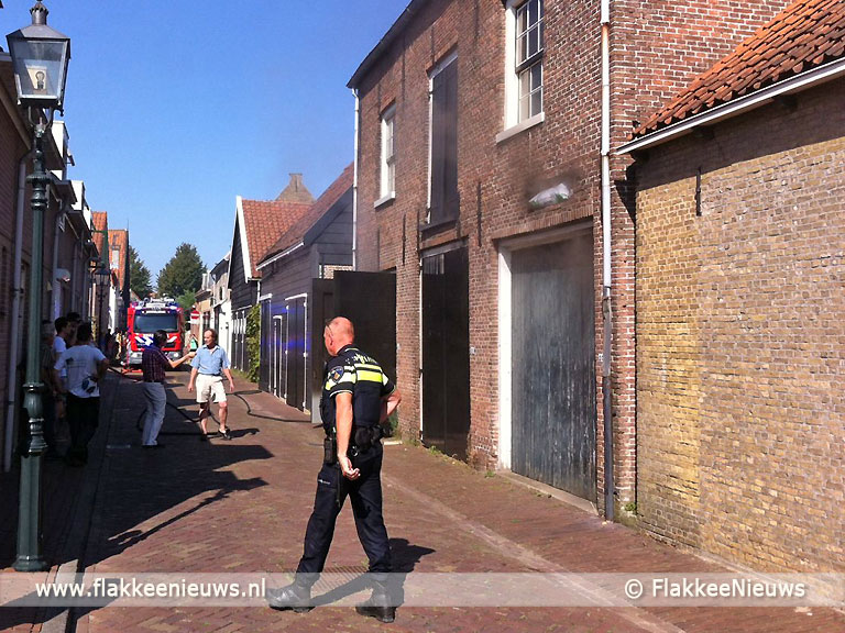 Foto behorende bij Brand in koetshuis Sommelsdijk