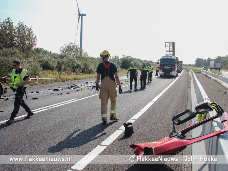 Foto behorende bij Ernstig ongeval nabij Haringvlietbrug A29