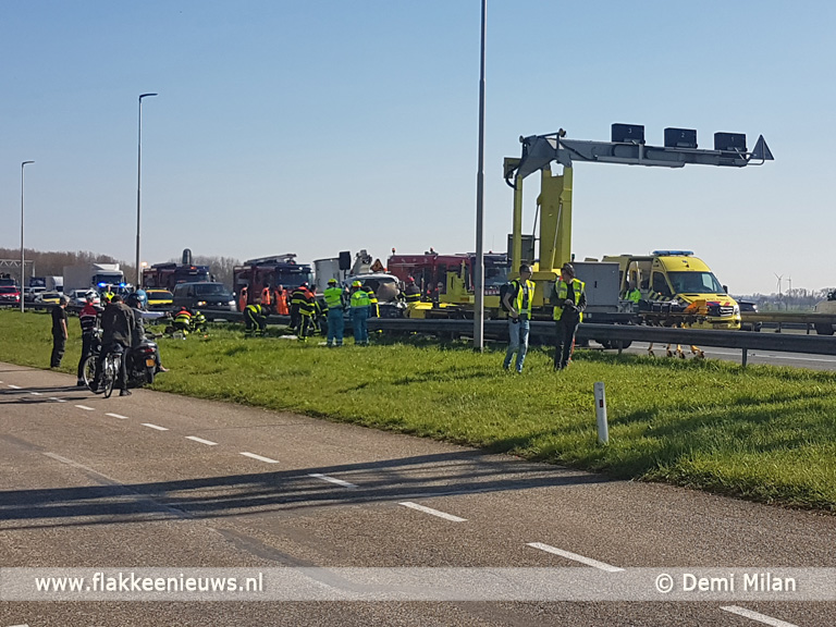 Foto behorende bij Wederom ongeval op de A29