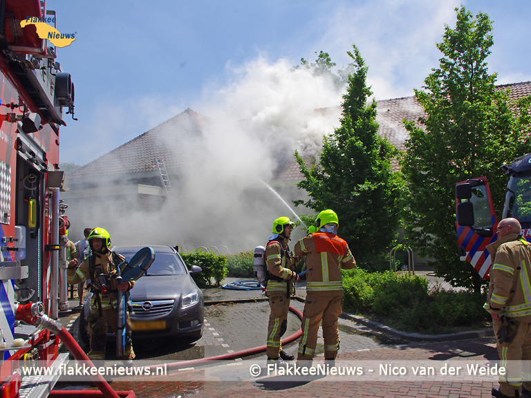 Foto behorende bij Brand in het dak van de Dillenburg