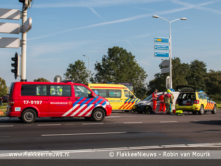 Foto behorende bij Twee auto’s op elkaar bij Den Bommel