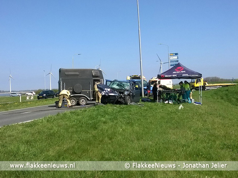 Foto behorende bij Vertraging op N59 vanuit Zeeland door ongeval