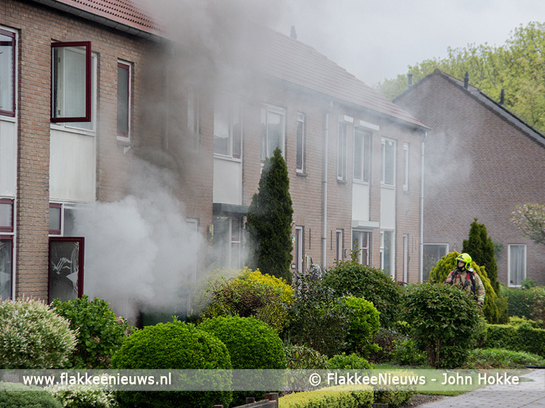 Foto behorende bij Brand in woning Achthuizen aangestoken