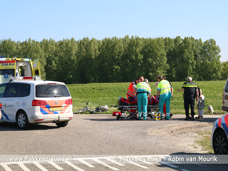 Foto behorende bij Ongeval met busje en fietser bij Nieuwe-Tonge