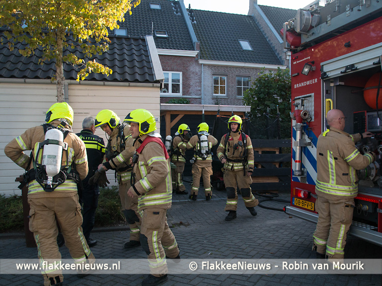 Foto behorende bij Brandweer rukt uit voor brand op zolder in Sommelsdijk