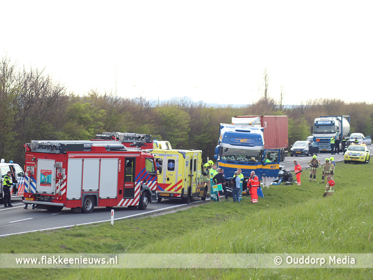 Foto behorende bij Twee doden bij ongeval N57 Ouddorpse Haven