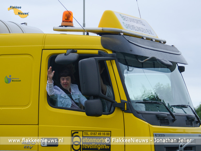 Foto behorende bij Honderden blije gezichten tijdens Truckrun 2019