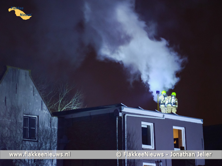 Foto behorende bij Schoorsteenbrand in Sommelsdijk