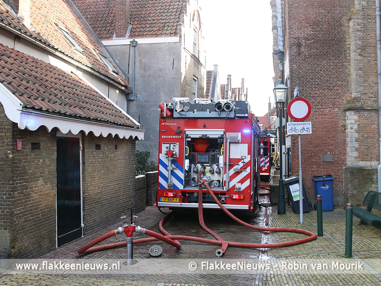 Foto behorende bij Brand in monumentaal pand Sommelsdijk