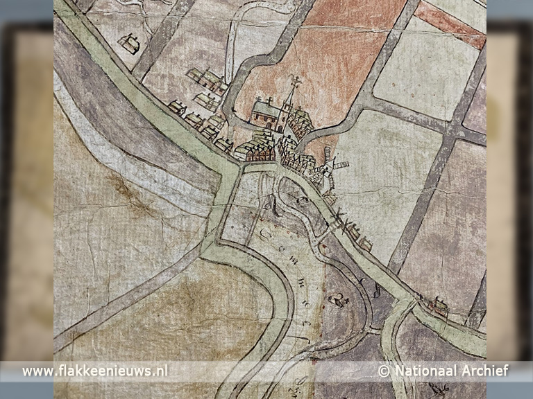 Foto behorende bij Eeuwenoude kaart van Goeree-Overflakkee teruggevonden