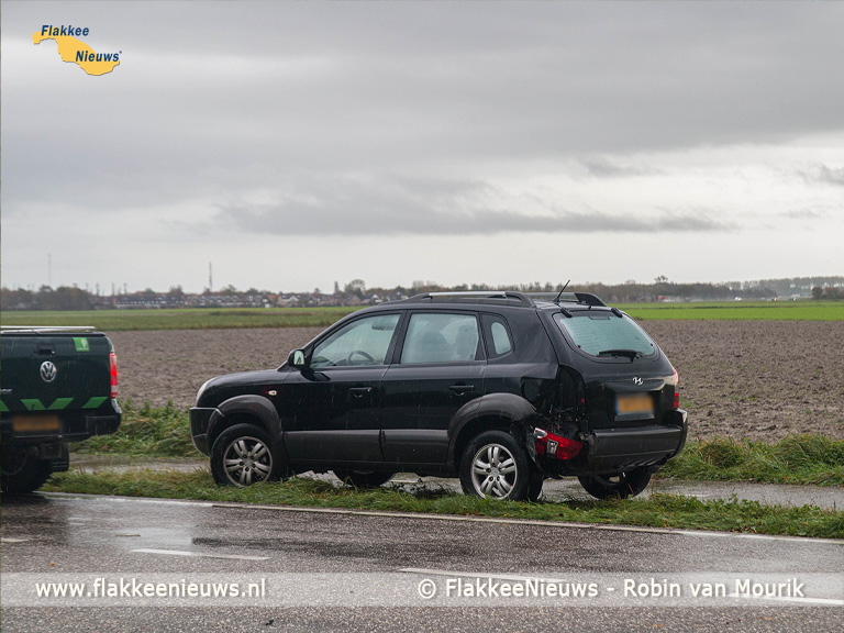 Foto behorende bij Ongeval op Oudelandsedijk Dirksland