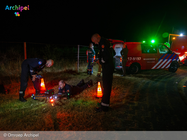 Foto behorende bij Grote brand verwoest strandpaviljoen in Ouddorp