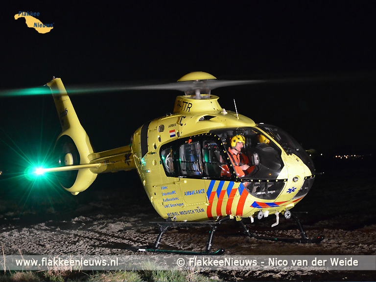 Foto behorende bij Zwaargewonde bij eenzijdig ongeval Sommelsdijk