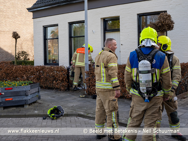 Foto behorende bij Brandweer rukt uit voor gaslekkage