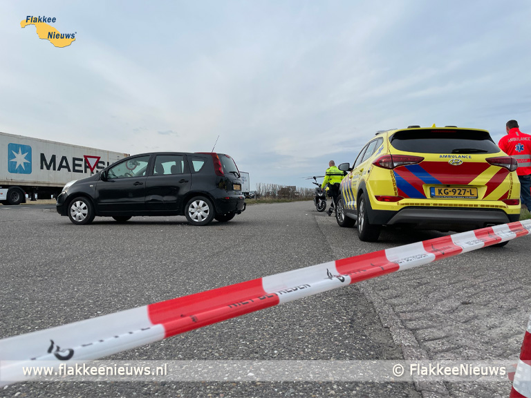 Foto behorende bij Bromfietsbestuurder gewond bij ongeval Nieuwe-Tonge