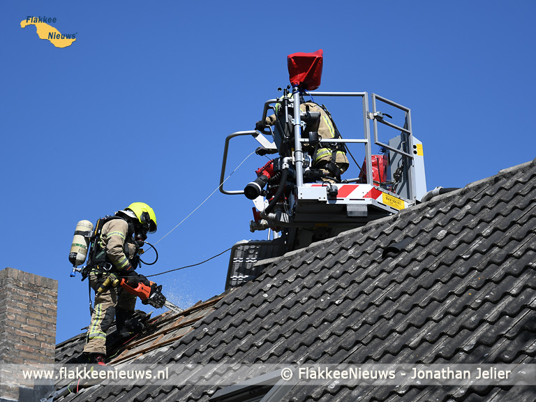 Foto behorende bij Zonnepanelen veroorzaken brand in Nieuwe-Tonge