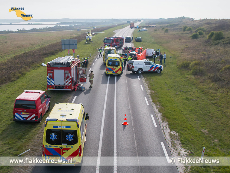 Foto behorende bij Dodelijk ongeval N57 bij Ouddorp