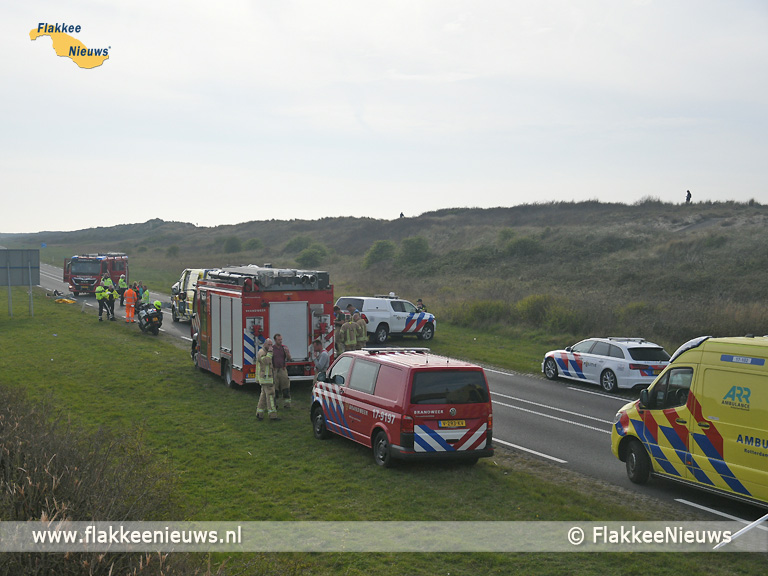 Foto behorende bij Dodelijk ongeval N57 bij Ouddorp